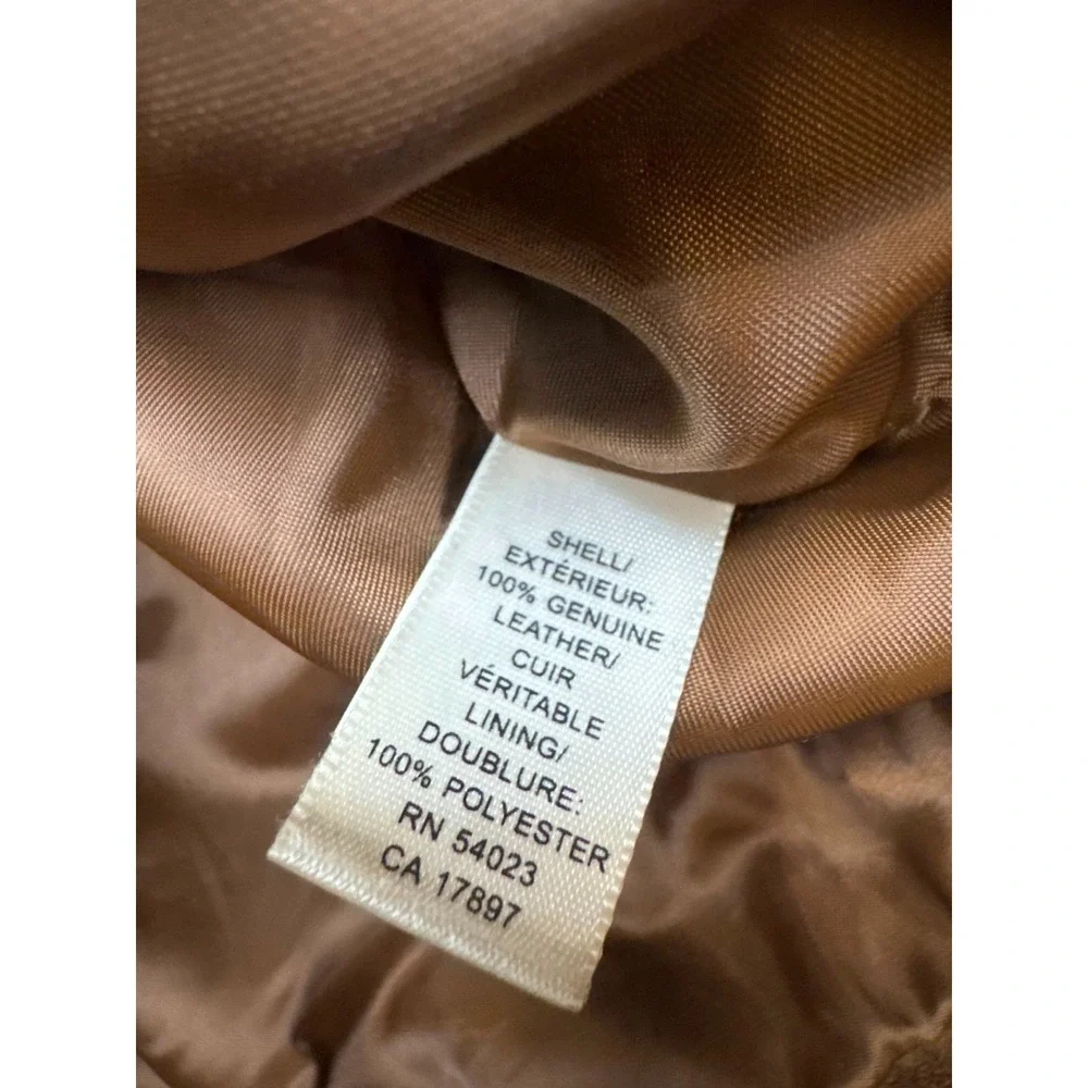 Vintage Banana Republic Genuine Suede Leather Full-Zip Jacket Brown Mens Size L